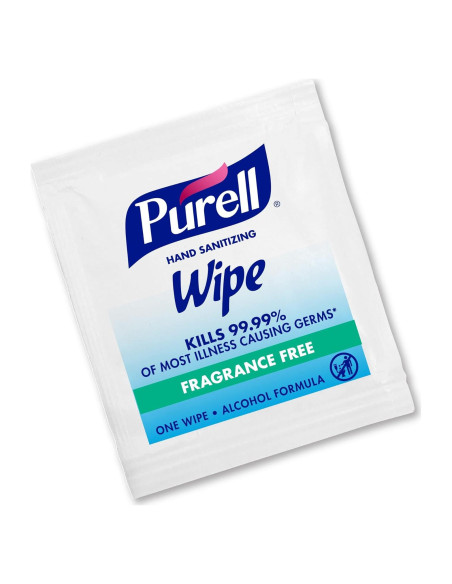 Toallitas Desinfectantes para Manos PURELL, 300 Unidades, Sin Fragancia Toallitas Desinfectantes para Manos PURELL, 300 Unidades, Sin Fragancia