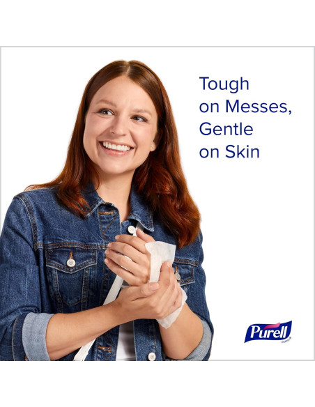 Toallitas Desinfectantes para Manos PURELL, 300 Unidades, Sin Fragancia Toallitas Desinfectantes para Manos PURELL, 300 Unidades, Sin Fragancia