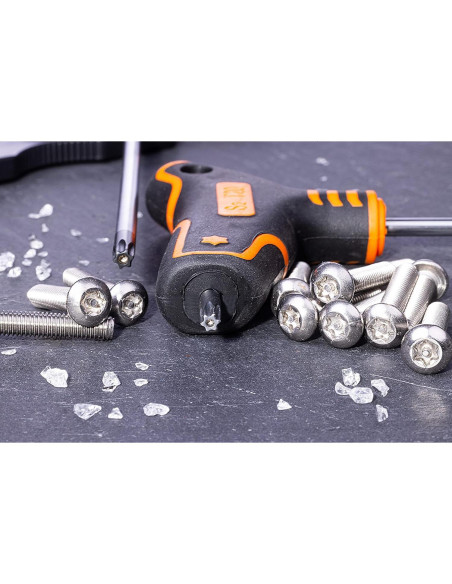 Juego de Llaves Torx T NordWolf 9 Piezas Acero S2 T10 a T50 Juego de Llaves Torx T NordWolf 9 Piezas Acero S2 T10 a T50