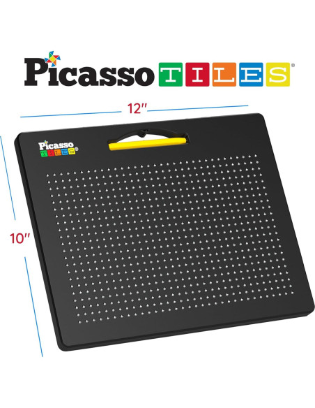 Tablero Magnético PicassoTiles 30x25 cm Alfabeto STEM Negro Tablero Magnético PicassoTiles 30x25 cm Alfabeto STEM Negro