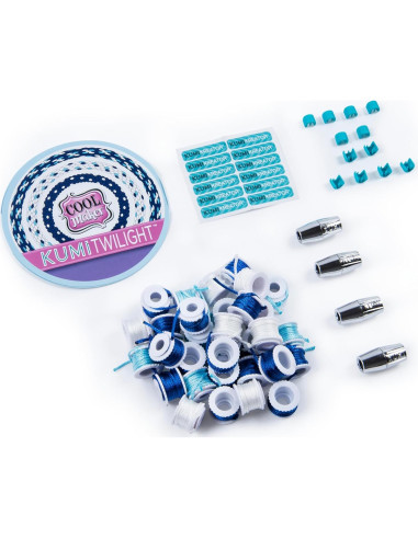 Kit de Pulseras de Amistad Cool Maker KumiKreator 128 Bobinas
