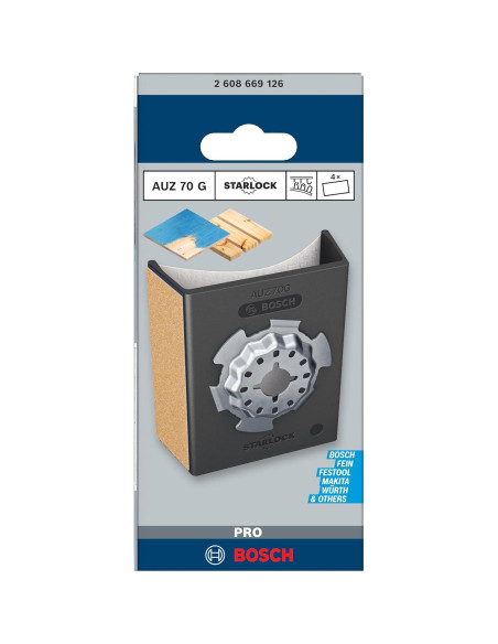 Accesorios Bosch Pro AUZ 70 G para herramienta multifuncional 5 piezas Accesorios Bosch Pro AUZ 70 G para herramienta multifuncional 5 piezas
