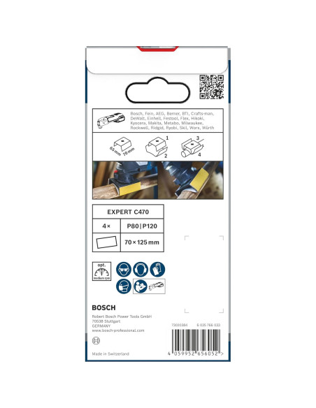 Accesorios Bosch Pro AUZ 70 G para herramienta multifuncional 5 piezas Accesorios Bosch Pro AUZ 70 G para herramienta multifuncional 5 piezas