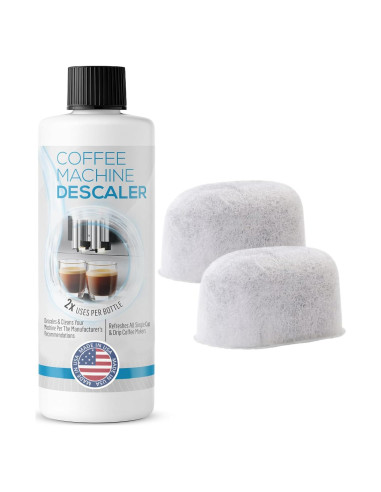 Kit Descalcificador Universal FreshFlow para Cafeteras Keurig - 1 Botella y 2 Filtros