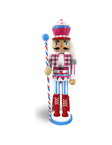 Adorno Navideño Cascanueces Soldado 30.48 cm Madera