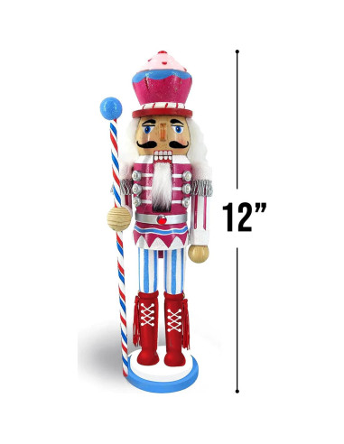 Adorno Navideño Cascanueces Soldado 30.48 cm Madera