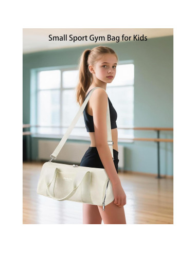 Bolsa de Gimnasio Compacta PHSYNI Beige 40.6x19.1x20.3cm