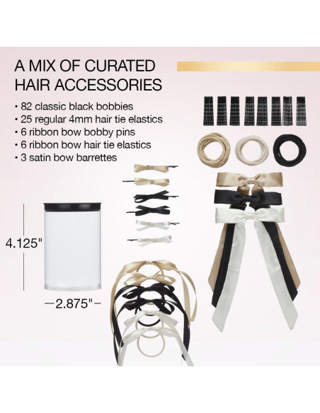 Set de Accesorios para el Cabello Scunci 125 Piezas Neutro Set de Accesorios para el Cabello Scunci 125 Piezas Neutro