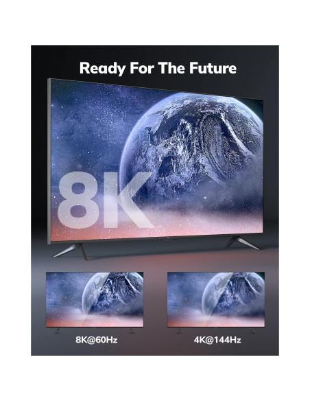 Cable HDMI 2.1 KELink 30.48cm Ultra Alta Velocidad 4K 8K Cable HDMI 2.1 KELink 30.48cm Ultra Alta Velocidad 4K 8K
