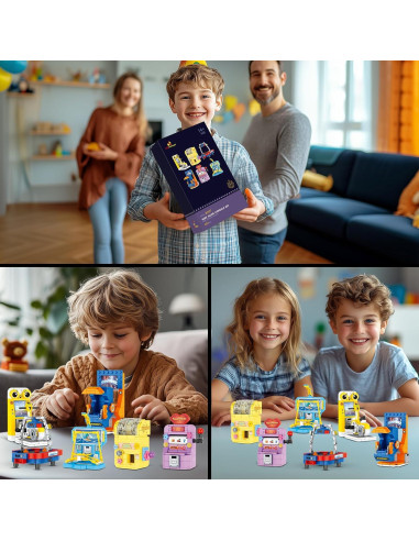 Set de Construcción Mini Consolas de Juego JMBricklayer 6 Piezas