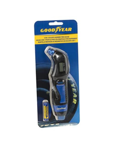 Medidor Digital de Presión de Neumáticos Goodyear 4 en 1