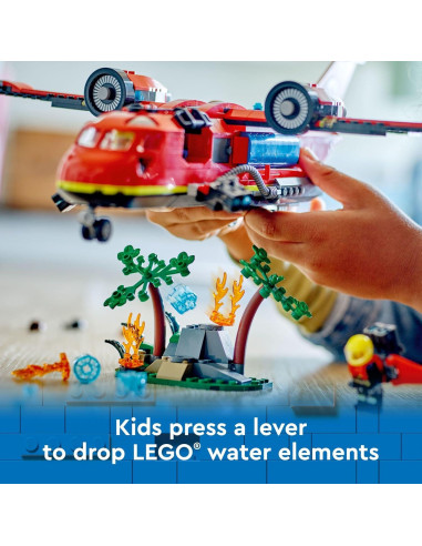 Avión de Rescate de Bomberos LEGO City 60413 - 478 Piezas
