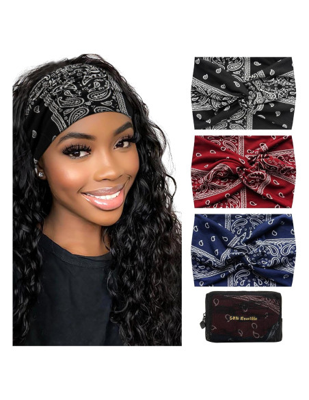 Diadema Ancha S&N Remille Elástica Antideslizante Vintage - 3 Pzas Diadema Ancha S&N Remille Elástica Antideslizante Vintage - 3 Pzas