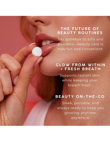 Caramelos Sin Azúcar NOOZ Beauty Mints Pera Jugosa 25 Unidades