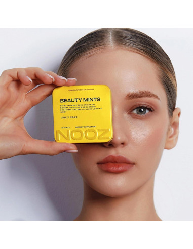 Caramelos Sin Azúcar NOOZ Beauty Mints Pera Jugosa 25 Unidades