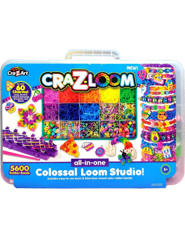Kit de Telar Cra-Z-Art Colossal Loom Studio - 5600 Bandas