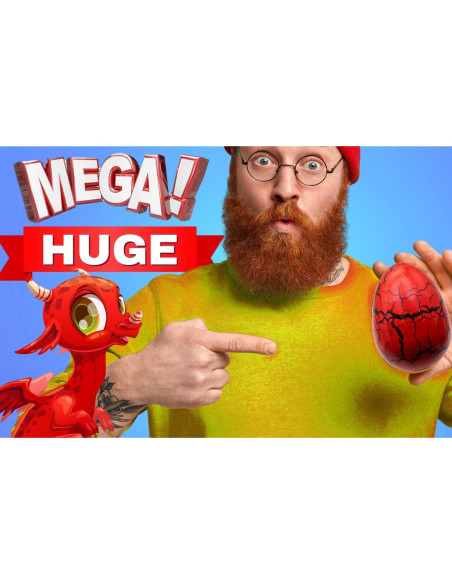 Huevo de Dragón Gigante JA-RU - Juguete Educativo Sorpresa Huevo de Dragón Gigante JA-RU - Juguete Educativo Sorpresa