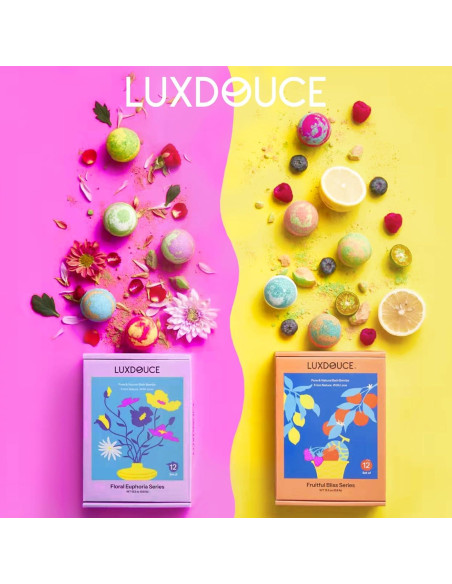 Juego de 48 Bombas de Baño LUXDOUCE - Aromas Naturales Juego de 48 Bombas de Baño LUXDOUCE - Aromas Naturales