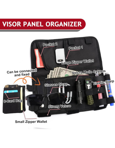 Organizador de Visera Táctica OMU Universal Verde Ranger