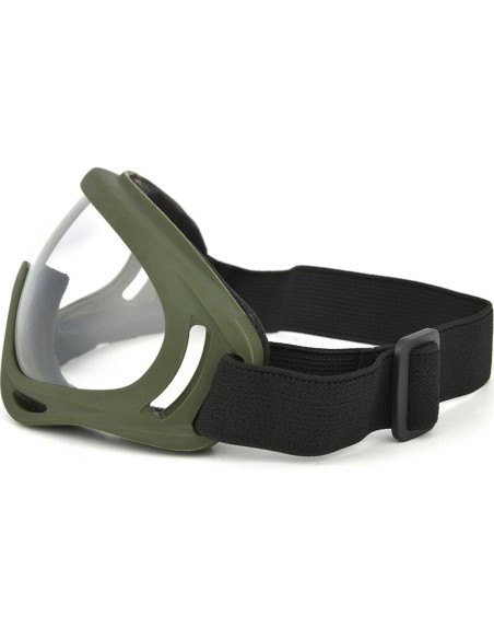 Conjunto de Máscara Media Cara y Gafas Airsoft Outgeek Conjunto de Máscara Media Cara y Gafas Airsoft Outgeek
