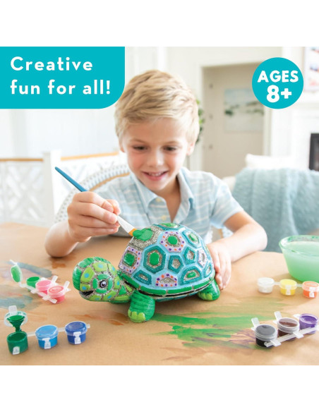 Kit de Pintura de Piedra Tortuga MindWare - Manualidades para Niños Kit de Pintura de Piedra Tortuga MindWare - Manualidades para Niños