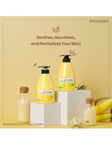 Set de Cuidado de Piel WELCOS con Leche de Plátano 560g