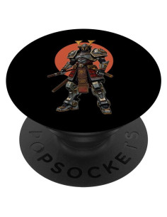 PopSockets Adhesivo PopGrip Mecha Samurai Steampunk Japonés