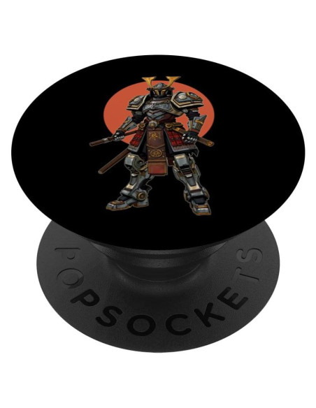 PopSockets Adhesivo PopGrip Mecha Samurai Steampunk Japonés