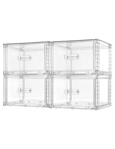 Cajones de Almacenamiento Apilables Vtopmart 4 Pack 13QT