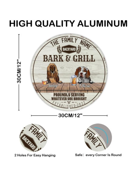 Cartel Decorativo de Metal Afghan Hound 30.48cm - Barks & Grill Cartel Decorativo de Metal Afghan Hound 30.48cm - Barks & Grill