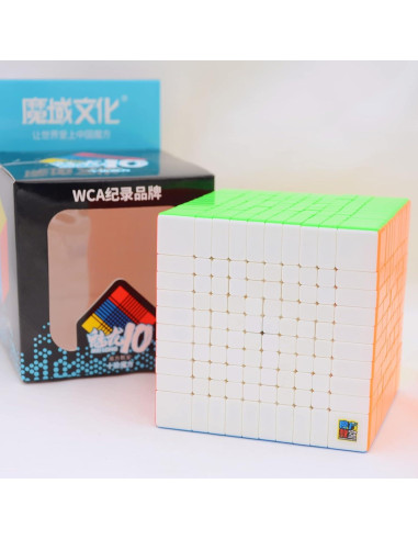 Cubo de Velocidad MoYu Meilong 10x10 84mm Sin Etiquetas