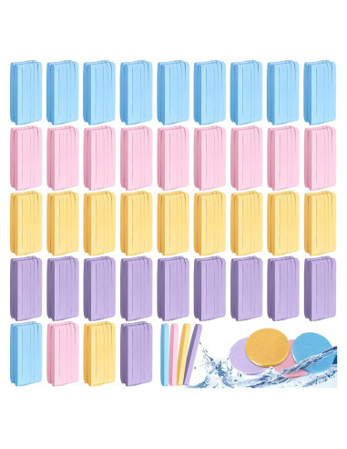 Esponjas Faciales Comprimidas Nuogo 480 Piezas PVA Multi Color