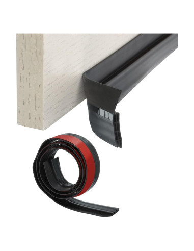 Tapón de Puerta TPE uxcell 1000x50mm Negro Aislante Acústico