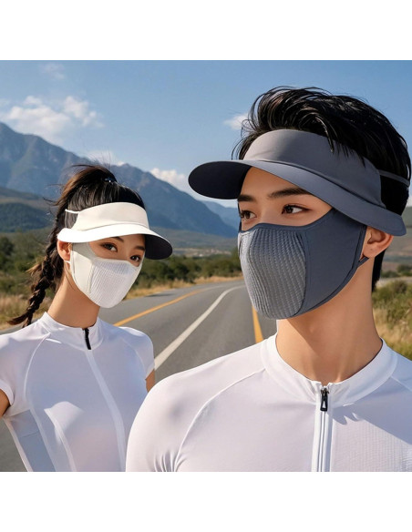 Máscara de Protección Solar Unisex UPF 50+ para Rostro Máscara de Protección Solar Unisex UPF 50+ para Rostro