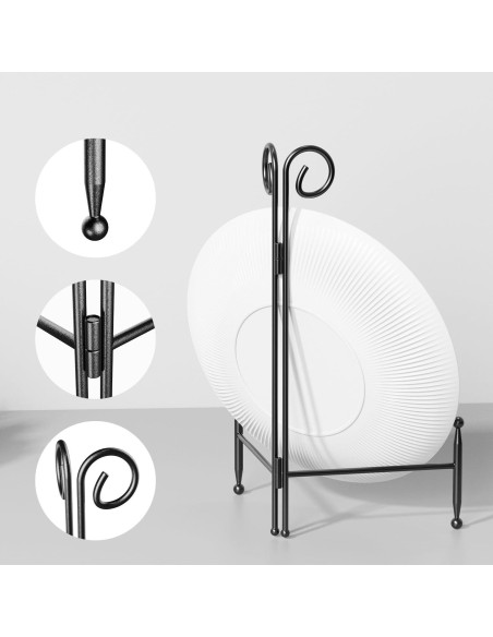 Soporte de Exhibición SVENJBB de Hierro Negro 15 cm Plegable Soporte de Exhibición SVENJBB de Hierro Negro 15 cm Plegable