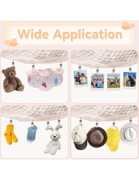 Hamaca de Almacenamiento de Animales de Peluche Kangaroo 101.6x76.2cm Hamaca de Almacenamiento de Animales de Peluche Kangaroo 101.6x76.2cm