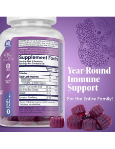 Gomitas de Inmunidad ZAND con Zinc y Saúco 60ct 2