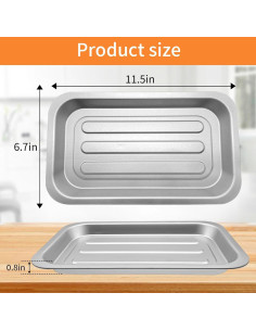 Bandeja de Goteo para Freidora de Aire Emeril Lagasse 29.21x17.02 cm 2