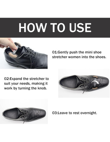Mini Estiradores de Zapatos Antideslizantes para Mujeres - Ajustable