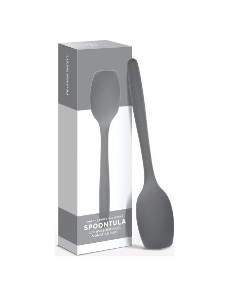 Misen Spoontula de Silicona Gris - Apta para Lavavajillas Misen Spoontula de Silicona Gris - Apta para Lavavajillas