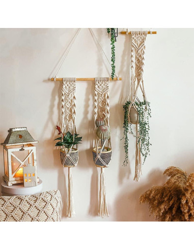 Cuerda de Macramé Tenn Well 5mm x 50m Algodón Beige para Manualidades