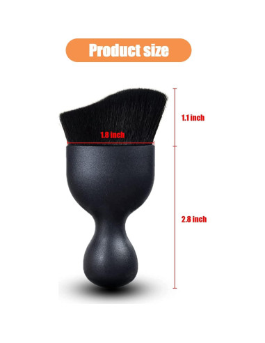 Cepillo de Polvo para Interior de Coche NGHEY 1 PC Negro
