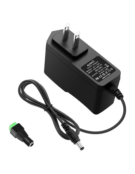 Fuente de Poder DC 12V 1A ALITOVE Adaptador 12W para LED Fuente de Poder DC 12V 1A ALITOVE Adaptador 12W para LED
