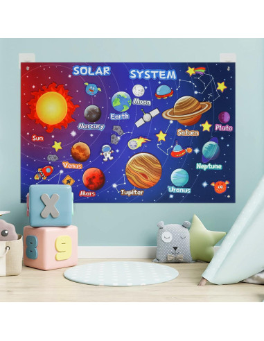 Conjunto de Tablero de Fieltro Sistema Solar OKOOKO 41 Piezas