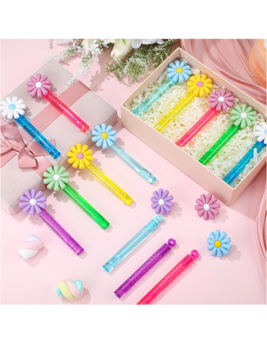 30 Varitas de Burbuja Margarita Pastel Gemscream 10 cm