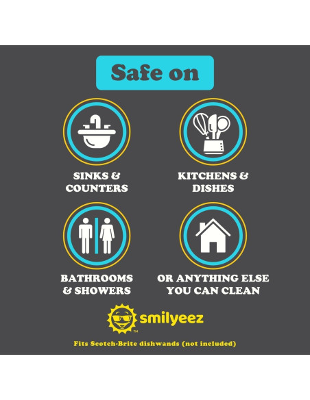 Recarga de Esponja Sin Plástico Smilyeez Azul 10 Unidades Recarga de Esponja Sin Plástico Smilyeez Azul 10 Unidades