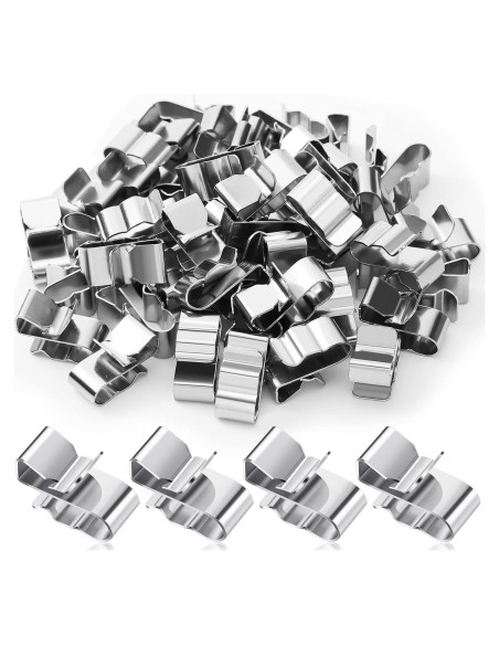 Clips de Alambre de Acero Inoxidable Zhengmy 50 Pcs 22.5 mm Clips de Alambre de Acero Inoxidable Zhengmy 50 Pcs 22.5 mm