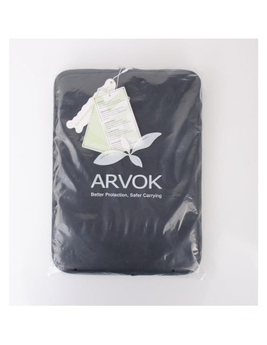 Funda Impermeable ARVOK para Laptop 13" Negro - Protección Múltiple