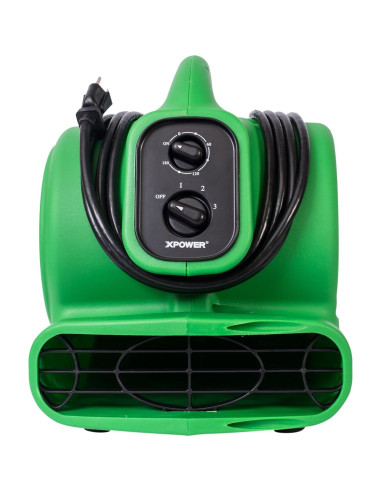 Soplador de Aire XPOWER P-230AT 1/4 HP 925 CFM Verde