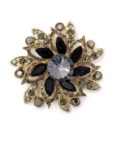 Broche Elegante LAXPICOL de Cristal Austríaco Vintage para Mujeres Broche Elegante LAXPICOL de Cristal Austríaco Vintage para Mujeres